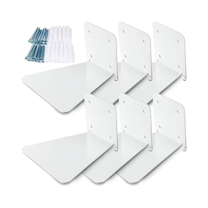 Lớn rustless vô hình nổi sắt lưu trữ khay treo tường cuốn sách lưu trữ Organizer cho phòng tắm phòng khách văn phòng - Product Image 1