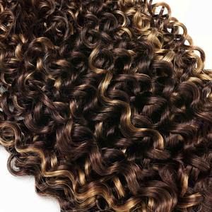 Jerry ricci 50 grammi di capelli umani P4/27 evidenziazione brasiliano capelli umani estensione marrone misto miele biondo per stile Bob - Product Image 5