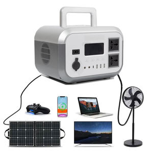 Estación de Energía Portátil de 600W para Camping y Hogar, Batería LiFePO4, Generador Solar de Onda Sinusoidal Pura, MPPT, para Auto - Product Image 1