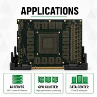 Fabricant de cartes PCB pour IA - Carte de module de calcul GPU HDI multi-couches jusqu'à 40 couches High-TG Megtron ENIG ENEPIG