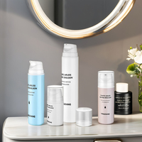 Haute qualité grande capacité en plastique Airless pompe pot PP vide Lotion crème shampooing cosmétique emballage Logo PP matériel