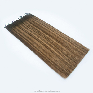 Extensiones de Cabello Humano Remy de Doble Trama Invisible Ruso de Una Sola Donante para Salón - Product Image 3