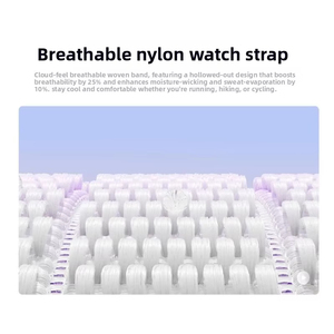 Nouveau bracelet de montre tressé en nylon souple et respirant Upro pour Huawei 5 Pro/5/4 Pro/4/3 – Bracelet de remplacement léger - Product Image 4