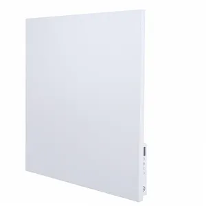 Panneau électrique Convecteur Domestique Radiateur Mural Carbone Cristal Métal Blanc 350W Chauffage Chambre