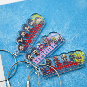 Wholesale Custom Shape UV Printed Thick Plastic <b>Acrylic</b> <b>Block</b> Display Clear <b>Acrylic</b> <b>Block</b> Clear <b>Acrylic</b> Brick with Keyring - Product Image 6