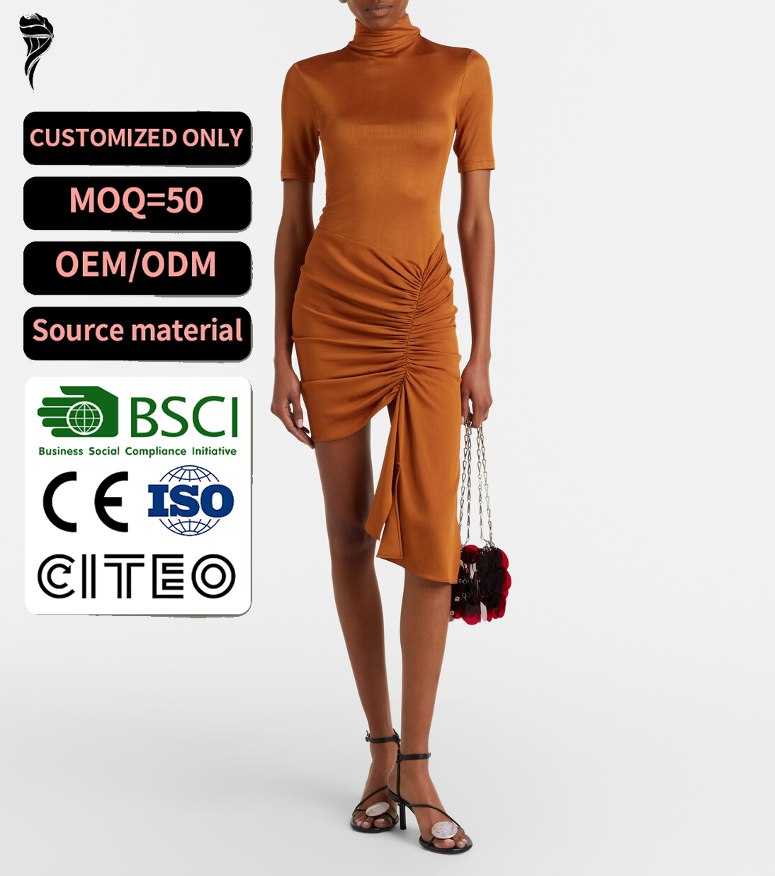 brown dress aesthetic Mocha Brown Mini Dress  MAUVSTUDIO