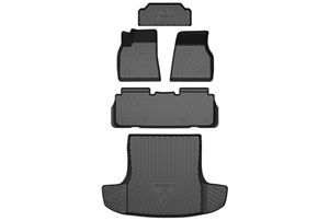 พรมปูพื้นใช้ได้กับเทสลารุ่น3 TPE แผ่นรอง1st ปูพื้นแบบปรับได้ทุกสภาพอากาศแผ่นรองใน2ND และแถวเต็มชุด - Product Image 3