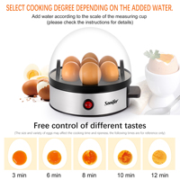 Sonifer SF-1501 gros appareils ménagers cuisine multipurpse cuisinière électrique automatique en acier inoxydable oeuf chaudière vapeur