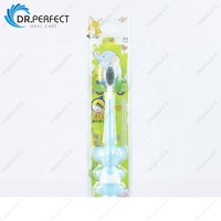 Brosse à dents en plastique pour enfants Dr.Perfect Elephant, best-seller, avec poignée antidérapante et poils souples, pour usage domestique et commercial