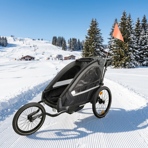 Remolque para Bicicleta KS-200 Serie Jogger 3 en 1 para Bebé, Marco de Aleación de Aluminio, Diseño Ligero y Plegable, Resistente al Agua 600D - Product Image 1
