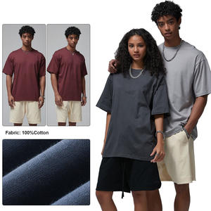 Camiseta de Hombre al por Mayor de 190 Gramos, Camiseta de Algodón Grueso, Logotipo Bordado Personalizado, Camisetas Blancas para Hombre - Product Image 3