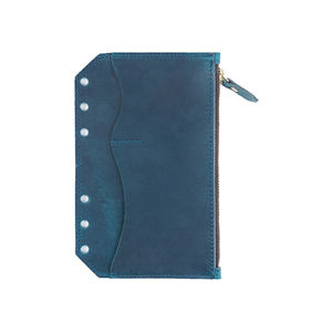 Nuovo Multifunzione a fogli mobili In Pelle A Mano Libro Mastro Taccuino di Viaggio Della Chiusura Lampo Retrò A5 Blocchetto Per Appunti del Diario - Product Image 6