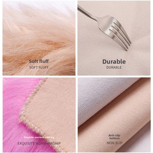 Coussin repose-mains en peluche pour manucure, tapis de table en fourrure douce, coussin lavable en forme de cœur, rond ou carré, accessoire photo pour salon - Product Image 3