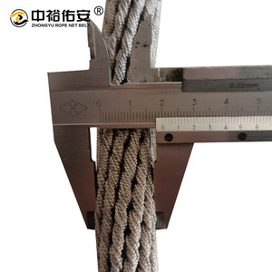 Zhongyu Rope <b>Net</b> Belt Nylon <b>Wire</b> Rope Sling Eye And Eye Round Safety Rope For High Altitude Work - Product Image 3