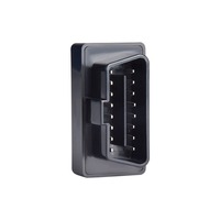 10MM 14MM 20MM 33MM Schwarzer ELM 327 MINI OBDII Stecker OBD2 Anschluss OBD 2 16-Pin OBD II Adapter OBDII J1962 Steckverbinder