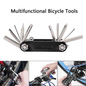 Ensemble d'outils d'entretien de vélo multifonction portable pour grossistes, tournevis pliable, kit d'outils de réparation de vélo et de <span class=keywords><strong>moto</strong></span> pour la route - Product Image 4