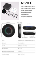 QCM 6225 Android 13.0 kablosuz CarPlay Mini AI akışı akıllı TV Android akışı kutusu arabalar için