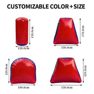 Búnkeres Inflables <span class=keywords><strong>de</strong></span> PVC <span class=keywords><strong>de</strong></span> 0.6mm, 16 Piezas, Precio Económico, para Juegos <span class=keywords><strong>de</strong></span> Tiro con Arco Extremos, Búnkeres Super Air PSP para Campo <span class=keywords><strong>de</strong></span> Paintball - Product Image 4