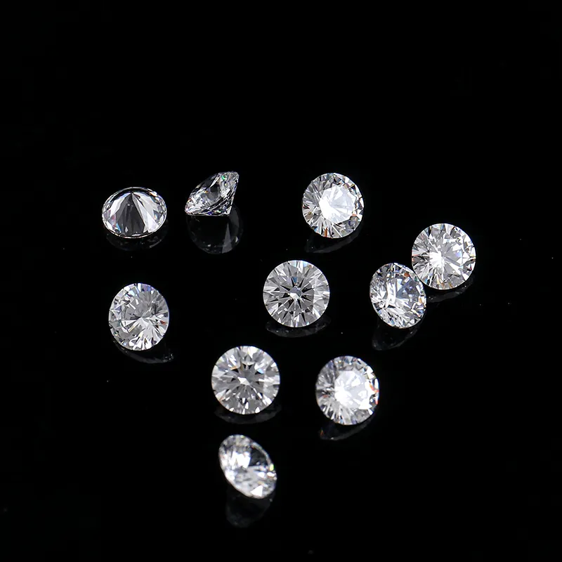 9A Top Kwaliteit Zirconia Edelsteen Ronde Brilliant Cut Elke Grootte Synthetische Losse Groothandel Zirkoon Stone Cz Voor Sieraden