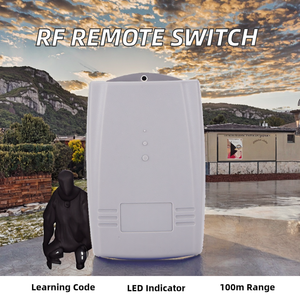 Ricevitore a codice aperto per automazione domestica automatica 9-24V porta Garage universale scatola bianca 2 pulsanti colore bianco porte AUTO telecomando - Product Image 4