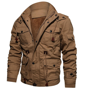 Vente en gros Veste de pilote de haute qualité pour hommes, vêtements d'extérieur chauds et épais pour hommes, veste pour hommes de grande taille - Product Image 3
