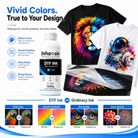 Tinta Printer DTF 1000ml Cepat Kering Tahan Cuci Tinta Berbasis Air untuk Epson I3200 XP600 L1800 Pencetakan Transfer Panas Tekstil