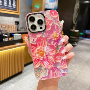 Custodia per telefono con fiori glitterati <span class=keywords><strong>arcobaleno</strong></span> con tracolla a catena rimovibile per <span class=keywords><strong>iPhone</strong></span> 16 Pro Max <span class=keywords><strong>Cover</strong></span> del telefono - Product Image 6