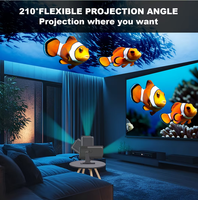 Vente directe d'usine F06 projecteur Portable Android 13 4K pas cher mini projecteur TV Home cinéma vidéo AirPlay Miracast
