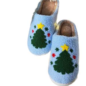 Ciabatte calde invernali a punta aperta di natale da <span class=keywords><strong>donna</strong></span> in velluto imbottito antiscivolo morbido <span class=keywords><strong>Memory</strong></span> Foam <span class=keywords><strong>scarpe</strong></span> da interno basse da <span class=keywords><strong>donna</strong></span> - Product Image 6