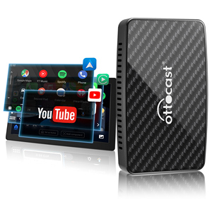 Ottocast Nouveauté Boîtier Android 12 AI pour voitures avec <span class=keywords><strong>CarPlay</strong></span> sans fil et <span class=keywords><strong>Apple</strong></span> <span class=keywords><strong>CarPlay</strong></span>, applications <span class=keywords><strong>YouTube</strong></span> et Netflix fixées, 2+16 Go - Product Image 1