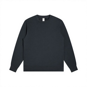 Sudaderas Unisex de Alta Calidad, 400gsm, Color Liso Teñido, 100% Algodón, Tejido Grueso, Anti-Pilling, Cuello Redondo Holgado, Ropa Deportiva - Product Image 3