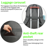 Sac à dos pour ordinateur portable de voyage, grand format, imperméable, de haute qualité, en tissu Oxford, tendance, avec compartiment antivol à fermeture éclair