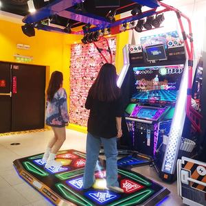 Macchina da Gioco Arcade <span class=keywords><strong>con</strong></span> Riscatto Biglietti, Giochi Arcade per 2 Giocatori, Video Musicale <span class=keywords><strong>con</strong></span> Sensore di Movimento per Danza - Product Image 3