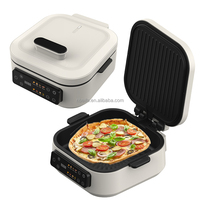 Four à pizza électrique Aifa en acier inoxydable, automatique, extérieur, écran tactile LED, revêtement antiadhésif, 2000W, grande capacité, usage domestique