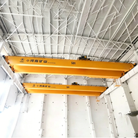 Pont roulant à double poutre de style européen, robuste, de 10, 20, 50 tonnes, 30t, 40t, avec treuil de levage compact