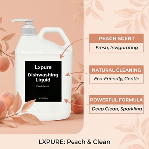 Factory Supply Lxpure Multi-Fragranced Dishwashing Liquid OEM 5L Powerful Degreasing <strong>Dish</strong> <strong>Detergent</strong> for Commercial and Home Use - Product Image 5