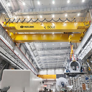 Grue de pont à double poutre de type QD robuste <span class=keywords><strong>20</strong></span> tonnes 30 tonnes 40 tonnes 50/15 tonnes 60 tonnes 50 tonnes 100 tonnes Pont roulant avec chariot - Product Image 3