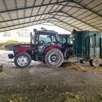 Tracteur agricole puissant de 90 CV pour l'agriculture intensif