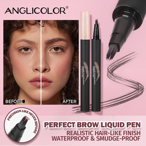 Stylo à sourcils Microblading carré Anglicolor 0,6 ml, imperméable, longue tenue, sourcils naturels - Product Image 3