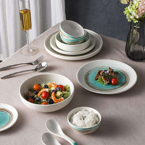 Service de vaisselle en céramique de <span class=keywords><strong>style</strong></span> japonais, assiettes mates pour <span class=keywords><strong>buffet</strong></span> et steak, personnalisables, vente en gros, écologiques, compatibles lave-vaisselle et four - Product Image 4