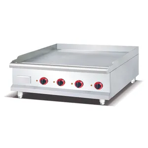 Preço de fábrica Grande de Aço Inoxidável Flat Top Grill Elétrico Griddle