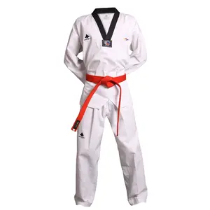 Chinese factoryTaekwondo Uniform for Kids Adults Lightweight Studeni Martial Arts Uniform Ultra Light Weight Taekwondo Uniform