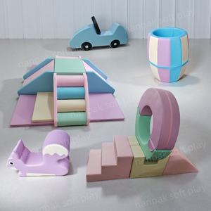 Ensemble de jeux d'<span class=keywords><strong>escalade</strong></span> et de ramper pour bébés, avec piscine à balles, en couleurs pastel, pour événements et locations - Product Image 3