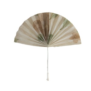 Honey And Sweetness Chinese Style Cake Decoration Acrylic Fan Wooden Insert For Wedding Cake Topper - Product Image 5