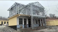 Casa Contenedor Prefabricada de Lujo, Construcción de Acero Ligero, Impermeable, con Energía Solar, Ecológica, Casa Móvil Rural China