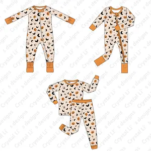 High Quality Organic Bamboo Baby Onesie Custom Print Bamboo Baby Clothes Romper Toddler Kid Baby Bamboo Sleeper