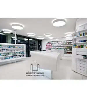 Profession elle Laden einrichtungen Holz möbel Apotheken regale Medizinischer Lagers chrank Innen architektur Ideen Apotheken regale