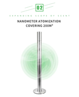 Diffuseur nébuliseur super silencieux de 150 ml, 800 pieds carrés, sans eau, électrique, commercial, OEM pour le bureau, l'hôtel et l'usage domestique