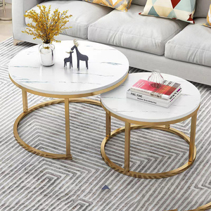 <span class=keywords><strong>Table</strong></span> d'appoint <span class=keywords><strong>ronde</strong></span> moderne simple pouvant être combinée avec une <span class=keywords><strong>table</strong></span> <span class=keywords><strong>console</strong></span> de salon télescopique <span class=keywords><strong>extensible</strong></span> de luxe léger - Product Image 3