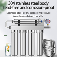 Système de filtre à eau par osmose inverse en acier inoxydable ultrafiltration à usage domestique Filtre de machine de traitement d'eau potable à domicile